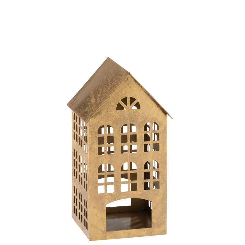 Sweet Iron Tabletop Lantern, Gold