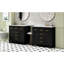 Meuble-lavabo moderne avec lavabo en céramique, cadre, 4 tiroirs, armoires, trois cuves, quincaillerie, assemblage facile, meuble-lavabo Elegance, tiroirs 72 po et charnières réglables pré-percées, déversement-50276775