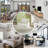 Wide Wingback Armchair With Accent Pillow, Modern Luxury Accent Chair For Living Room & Bedroom-544120910