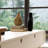 Simple design solid wood TV cabinet