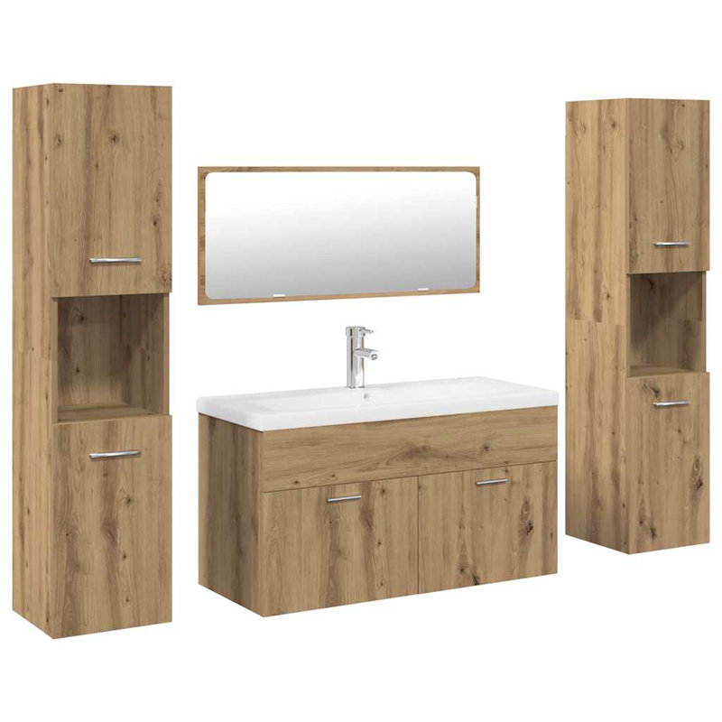 Bujanov Bathroom Suite, Artisan Oak