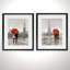 « modern couple », ensemble de 2 reproductions encadrées-28785766