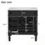 Meuble-lavabo avec lavabo, 2 portes et 3 tiroirs-1230749615