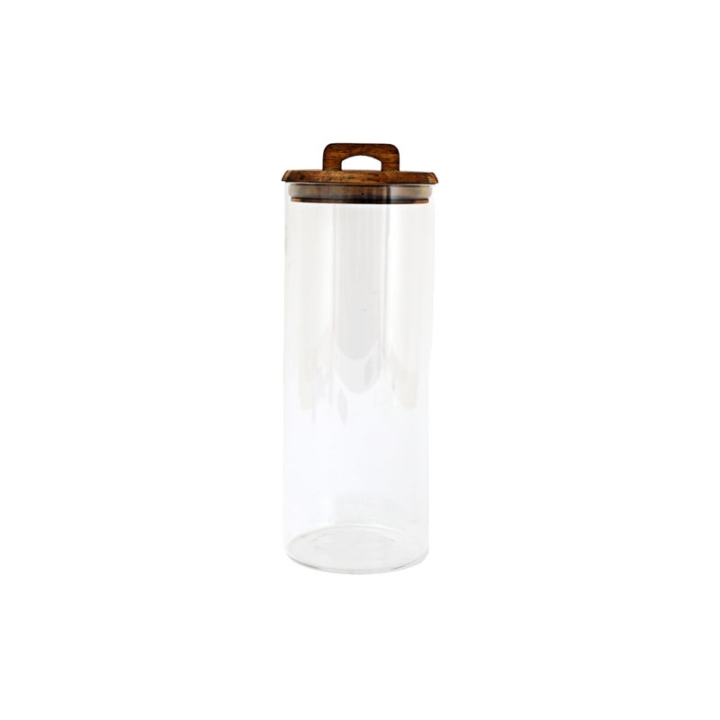 Glass Jar, 27cm H x 10cm W x 10cm D
