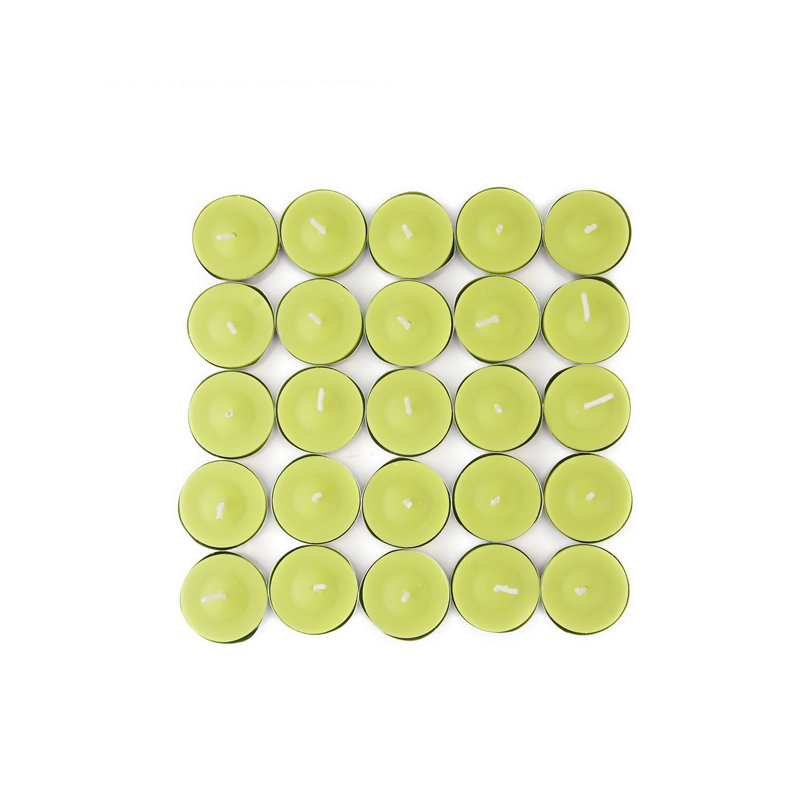 Bougie parfumée Citronella, Vert, Ensemble de 100