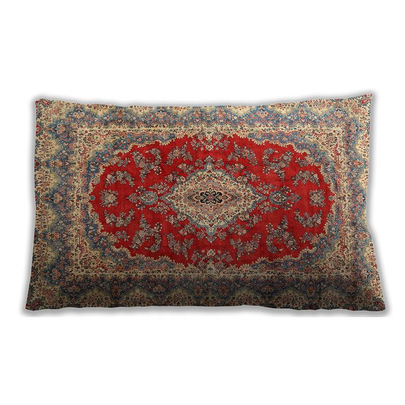 Floral Throw Pillow, Synthetic