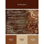 Tapis damassé chic et luxueux lavable à la machine en brun - reliure brun clair-871392416
