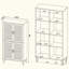 Armoire d'appoint haute 4 portes Dark Pine