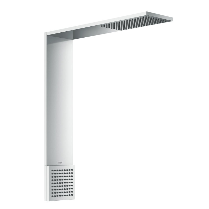 AXOR Showercomposition 1-Jet Showerhead 110/220 And Shoulder Shower, 2.5 GPM, Chrome, 2.5 GPM