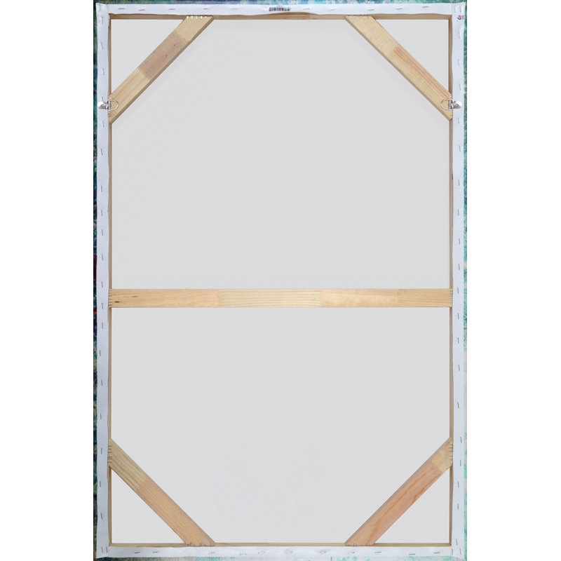 Bory Ice Hockey Goaltender Print on Wrapped Canvas, 12" H x 8" W x 1.5" D