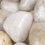 Galets d'aménagement paysager en marbre poli Bianco, 0,75 à 1,25 po (55 sacs, 40 lb / sac)