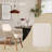 Mid Century Modern Dining Chairs Set Of 2  Comfy Accent Chair Upholstered Kitchen Dining Living Room Chairs For Bedrooms Waiting Room Home Arm Desk Chair No Wheels, Beige-1670741836