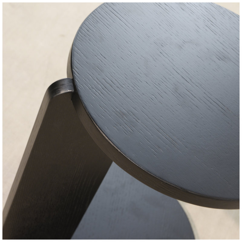 Ensemble de tables basses Modern Modern, Noir, H 20,04 po x l 32,68 po x P 32,68 po