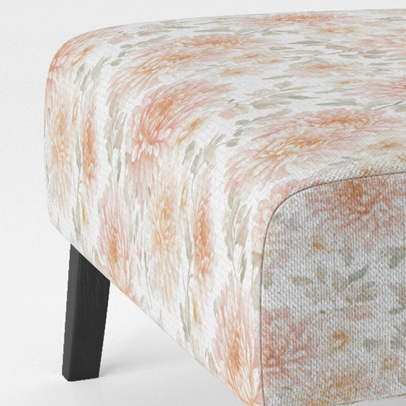 Fauteuil de chambre Country Farmhouse, Pantoufle sans accoudoirs