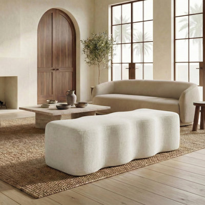 Banc en chenille Sellma