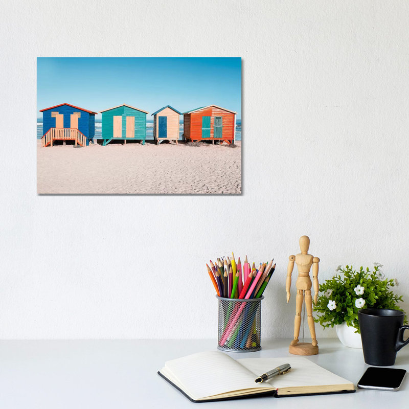 Muizenburg Beach by MScottPhotography - Wrapped Canvas Print, 20.32cm H x 30.48cm W x 1.9cm D