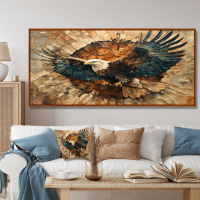 Gervin Eagle In A Forest Echoes Of Freedom III - Eagle Wall Art