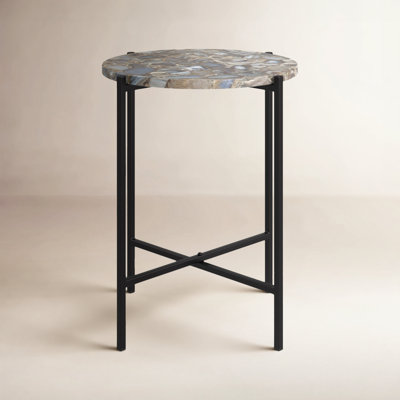 Delfina Stone End Table