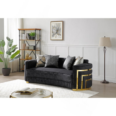 Canapé Soledad G00523A-S, noir