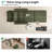 87''L 3-In-1 Convertible Sleeper Chair Bed, 3-Section Extra Length Adjustable Backrest  With 2 Cushions & Storage Bag-1712303263