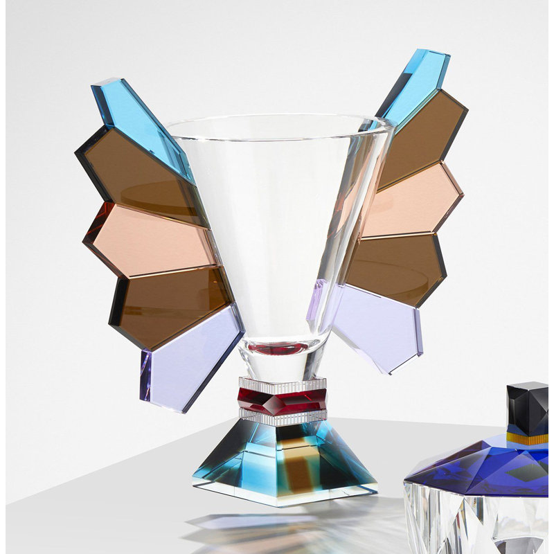 Amarillo Handmade Crystal Table Vase