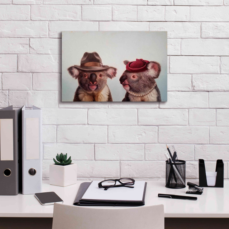 «Mates» par Lucia Heffernan, H 12 po x l 18 po x P 0,75 po