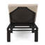 Chaise longue simple inclinable avec coussins 76,75 po Arville-1414827403