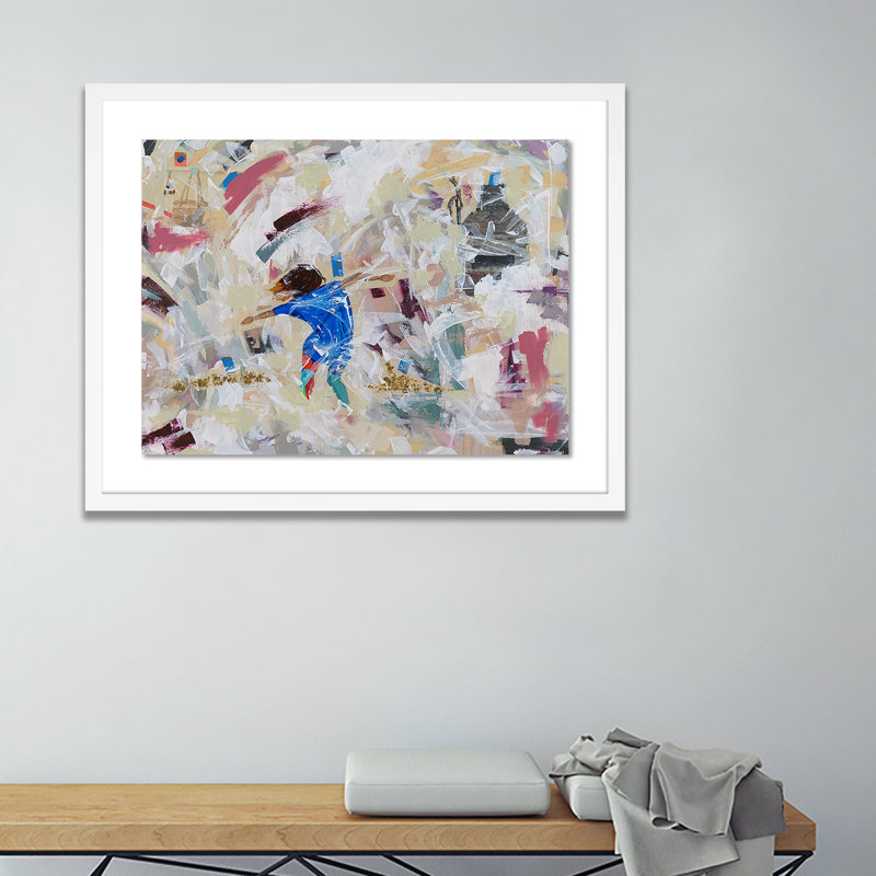 Dancing In The Ruins Print by Kimmy Quillin, 33" H x 40" W x 2.5" D, White