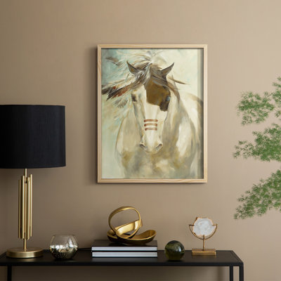 Warrior Framed Print - Solid Wood