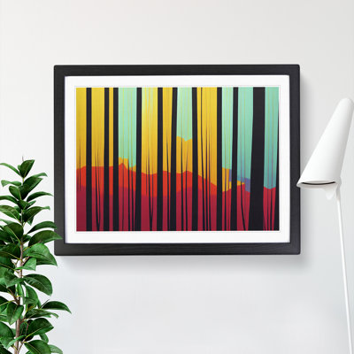 Incomparable Abstract Forest - Single Picture Frame Print