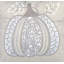 Lace Embroidered Pumpkin Throw Pillow – Neutral Fall Accent Cushion