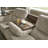 Midgie 96" Wide Upholstered Sofa with Drop Down Table