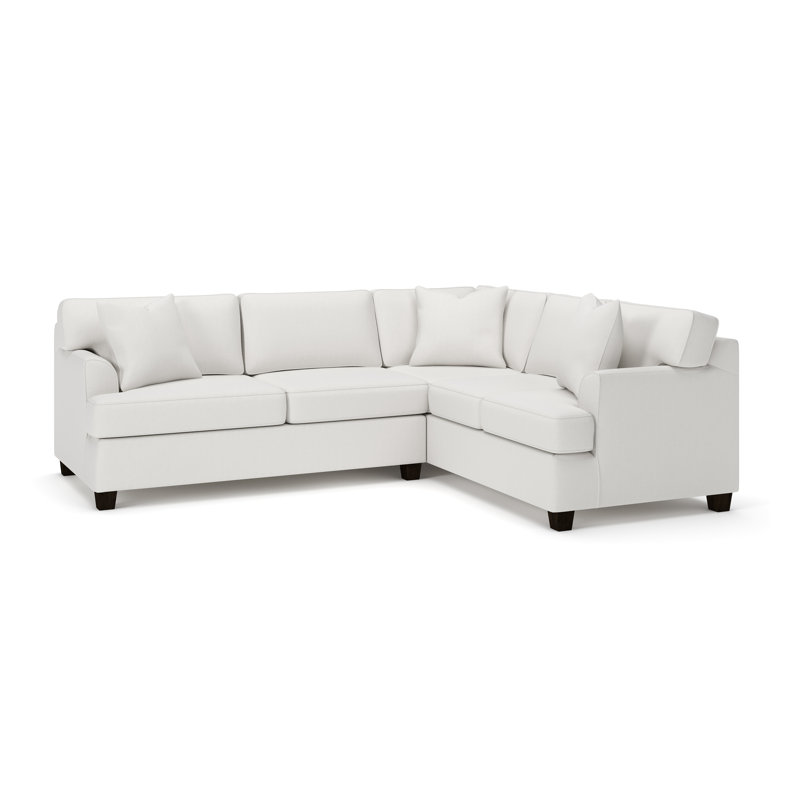 Conradina Upholstered L-Shaped Sectional, Right Hand Facing, Macarena Beige