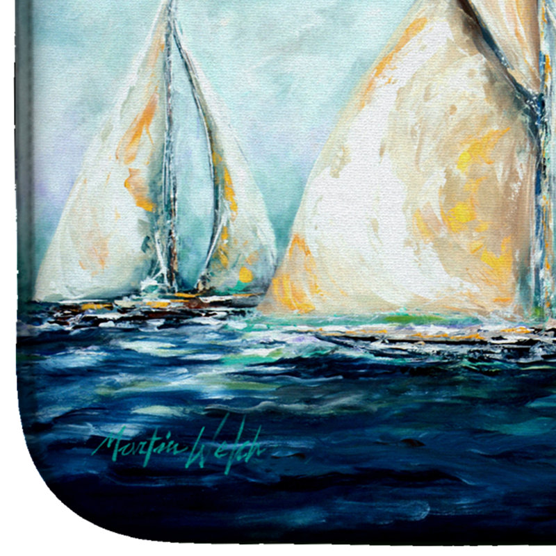 Tapis de séchage pour bateau à voile le dernier kilomètre