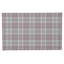 Tapis de toilette rectangulaire absorbant et antidérapant à carreaux Tartan Block