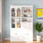 75" Tall Blue Freestanding Buffet with Hutch, Kitchen Pantry Cabinet with 4 Drawers, Door Shelves & Pull-out Trays-2013836168