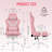Ergonomic Massage Gaming Chair With Adjustable Armrests-666786202