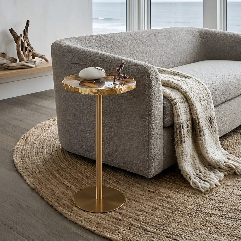 Table d'appoint ronde Carnelian