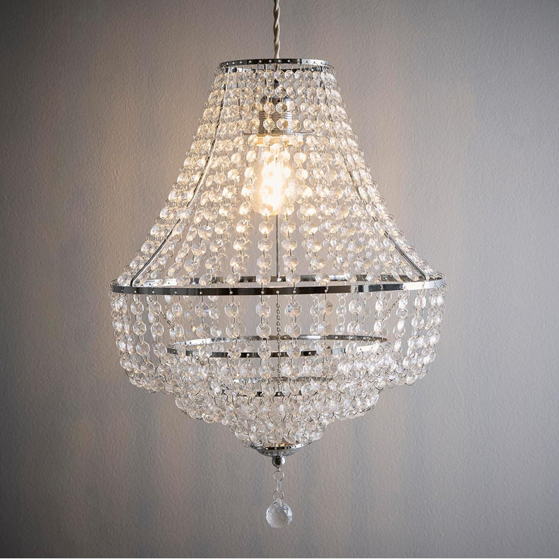 Darlene 1 - Light Chrome Pendant