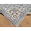 Tapis oriental bleu clair en laine et en soie 9 pi 9 po x 14 pi 3 po Nain