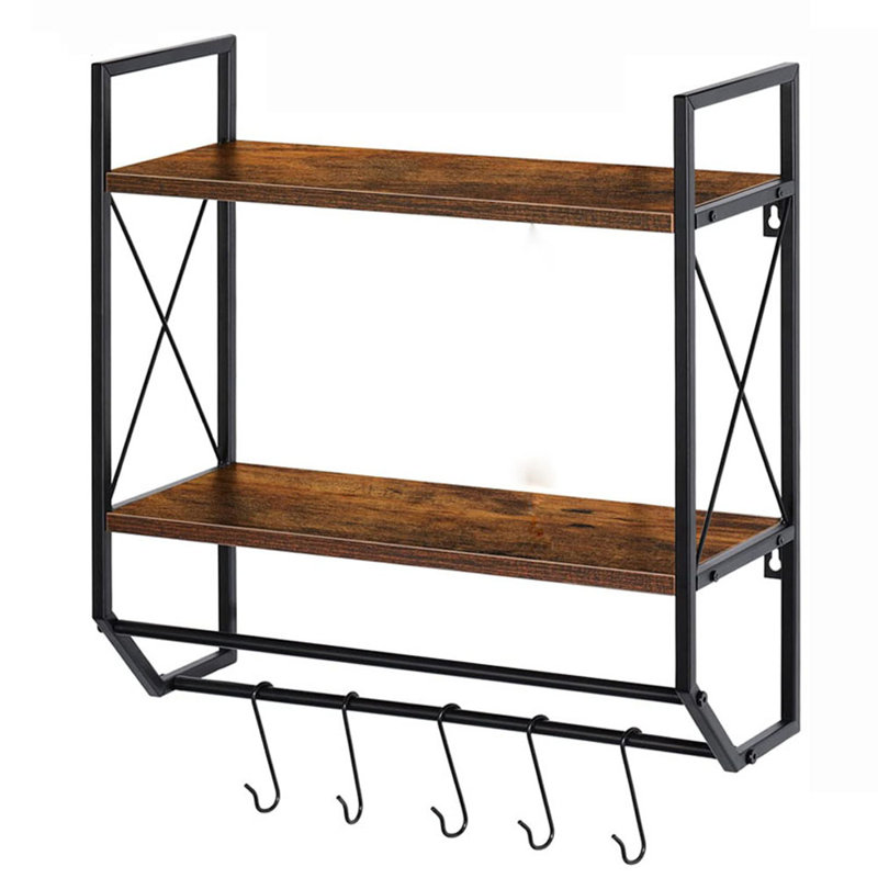 Mogote 2 Piece Tiered Shelf with Towel Bar