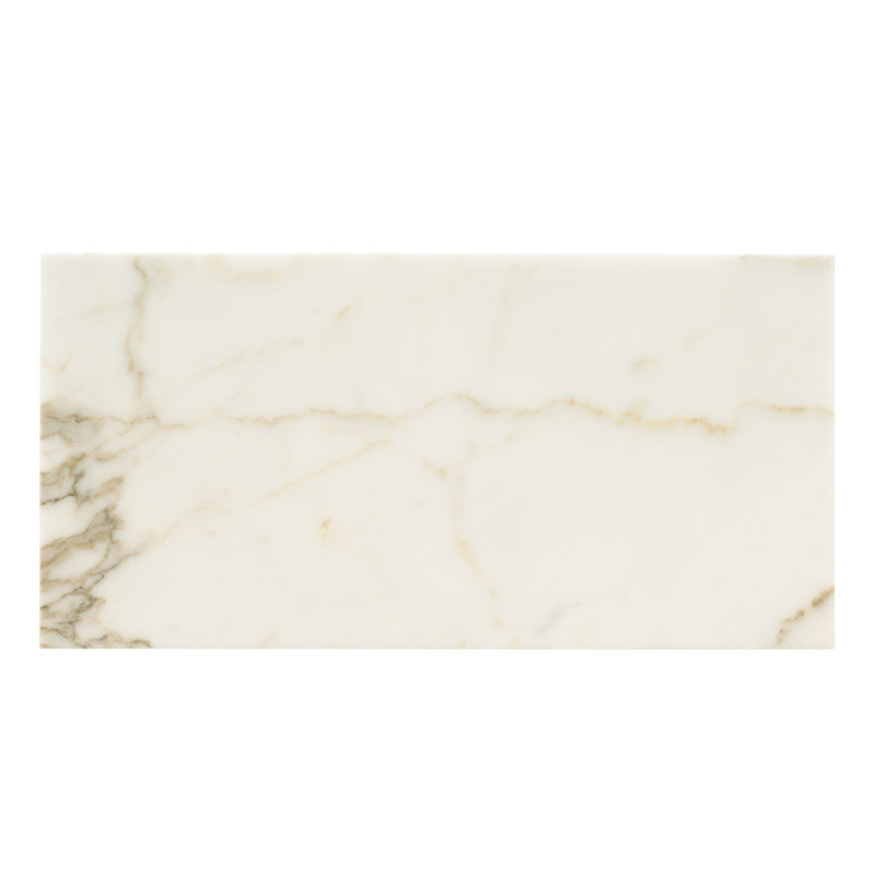Calabria Frost 12 in. x 24 in. Honed Marble Floor and Wall Tile