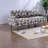 Comfortable Modern Green Sofa, Polyester Upholstered Spacious Seating For Home