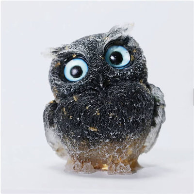 Owl Mini Ornaments Crystal Gravel Crafts Home And Car Decorations  Gifts And Souvenirs