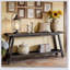 Canapé à 2 niveaux, console, table d'appoint