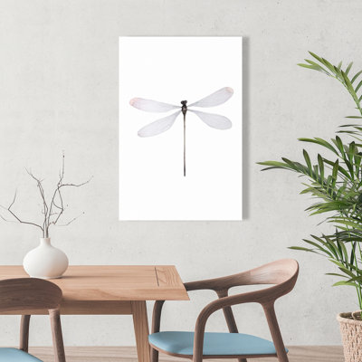 Libellule minimaliste - Toile de bureau pour insectes