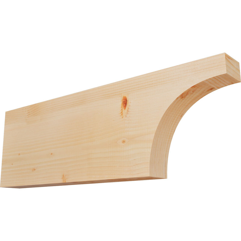 Queue de chevron lisse Huntington, Sapin de Douglas, H 12 po x l 3 1/2 po x L 36 po