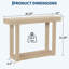 117.5cm Console Table