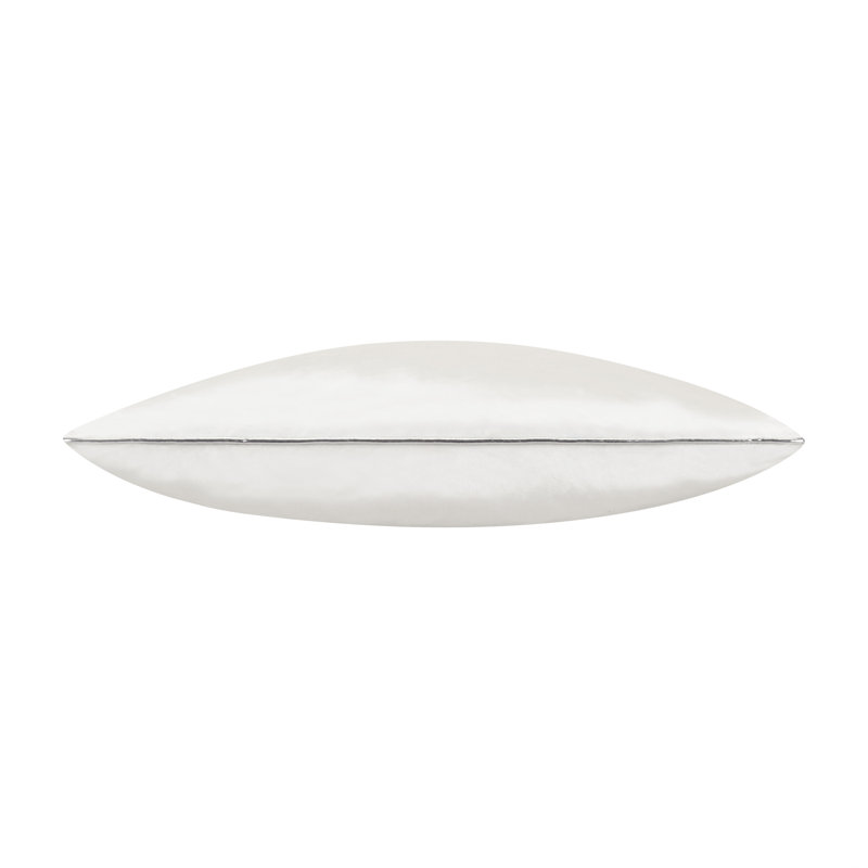 Noah Velvet Square Pillow Cover & Insert, White/Black