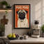 Geometric Pug Modern - Wrapped Canvas-1113753453-1113753454